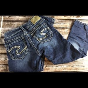 Silver “Suki” Capris Size 27